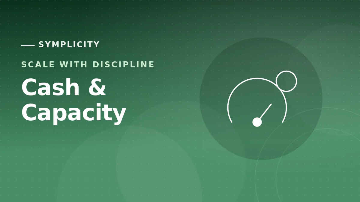 The Cash and Capacity Sprint: Finding Money You Already Have