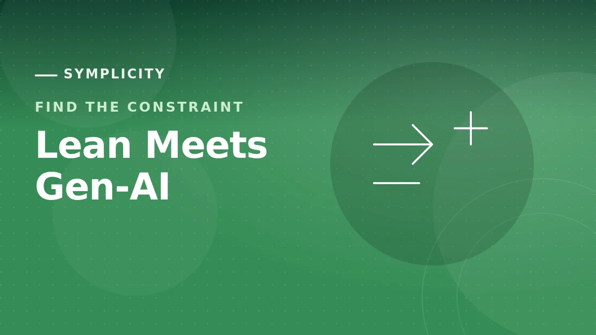 Lean Six Sigma Meets Generative AI: The Modern Process Playbook